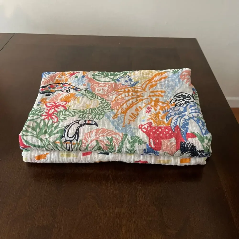 Brooklinen Sprinkles Baby Burp Cloths Set 2 Cotton Blanket Unisex Cotton Blend